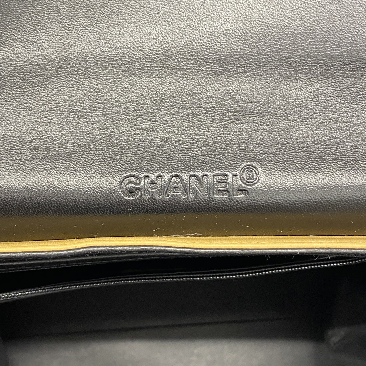 【6ib1676】シャネル ショルダーバッグ 2.55/チョコバー チェーンショルダー ラムスキン ブラウン ゴールド金具【中古】レディース
