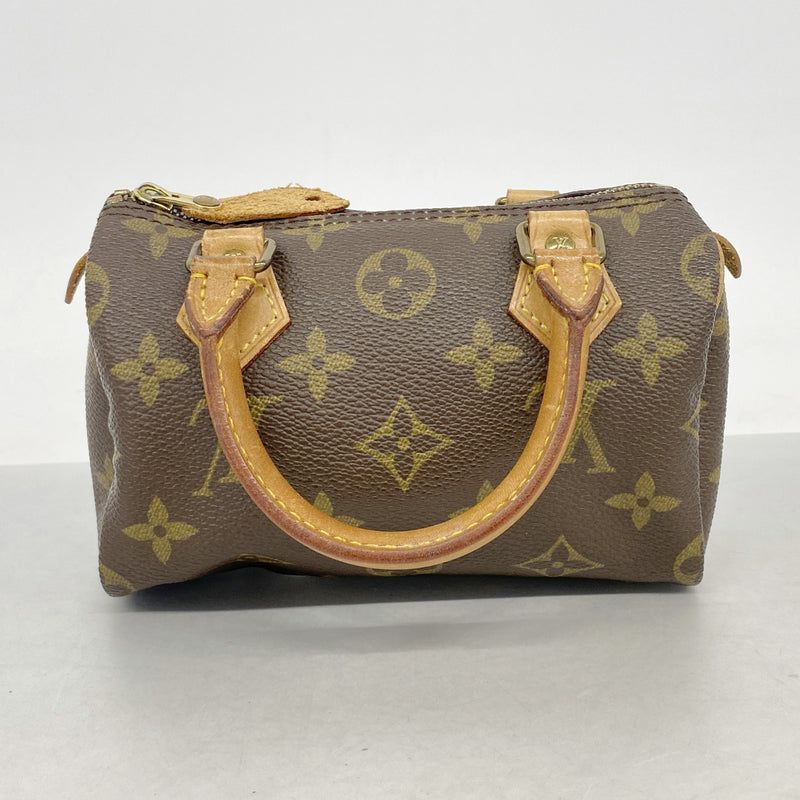 【6ib1679】ルイヴィトン ハンドバッグ モノグラム ミニスピーディ M41534 ブラウン【中古】レディース