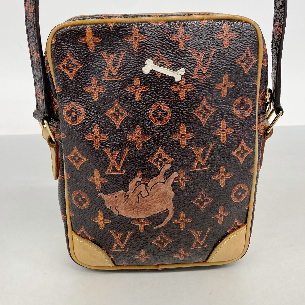 【6ib1680】ルイヴィトン ショルダーバッグ キャットグラム パナムセット M44399 ブラウン【中古】レディース