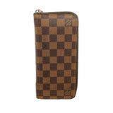 【6ib1681】ルイヴィトン 長財布 ダミエ ジッピーウォレットヴェルティカル N61207 エベヌ【中古】メンズ