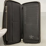 【6ib1681】ルイヴィトン 長財布 ダミエ ジッピーウォレットヴェルティカル N61207 エベヌ【中古】メンズ
