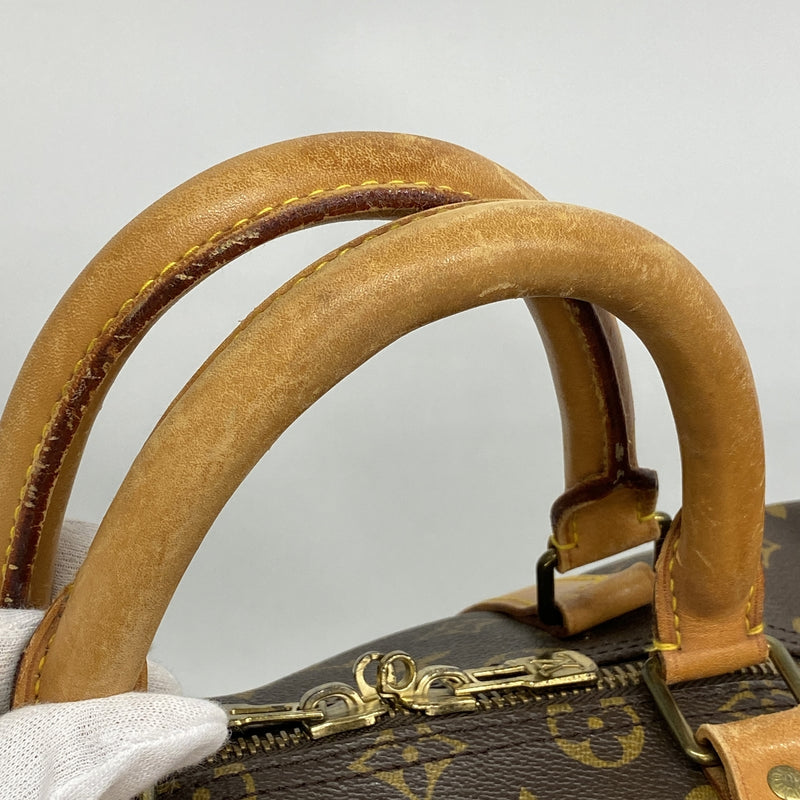 【6ib1685】ルイヴィトン ボストンバッグ モノグラム キーポル55 M41424 ブラウン【中古】メンズ レディース ユニセックス