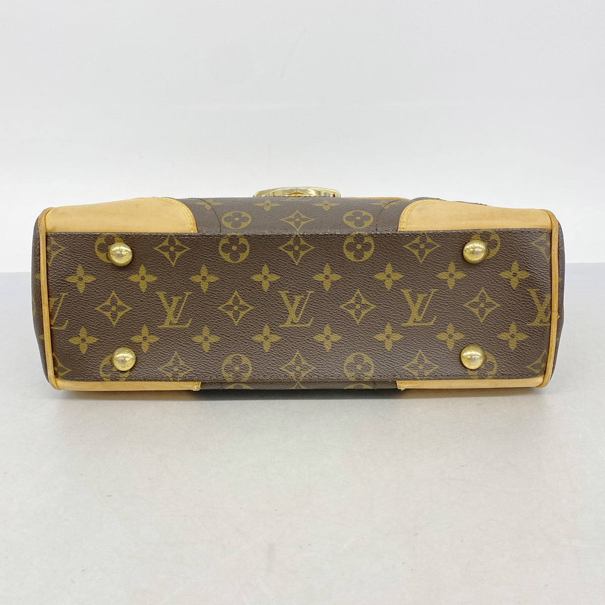 【6ib1698】ルイヴィトン ショルダーバッグ モノグラム ビバリーMM M40121 ブラウン【中古】レディース
