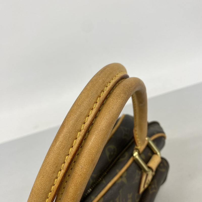 【6ib1699】ルイヴィトン ハンドバッグ モノグラム マンハッタンPM M40026 ブラウン【中古】レディース