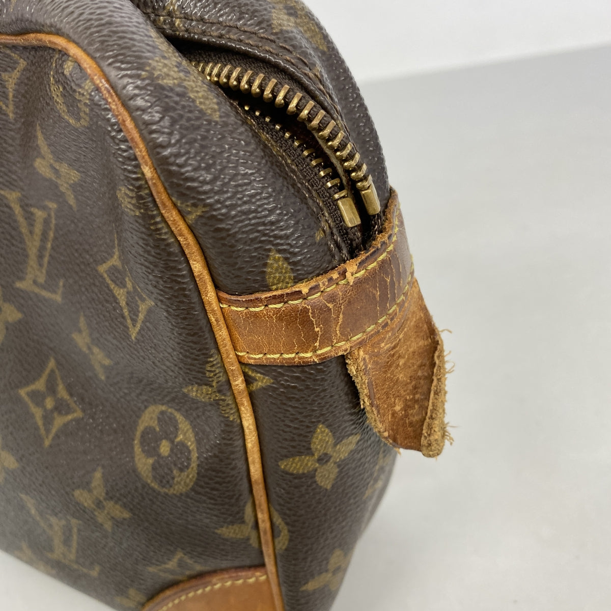 【6ib1700】ルイヴィトン クラッチバッグ モノグラム コンピエーニュ28 M51845 ブラウン【中古】メンズ