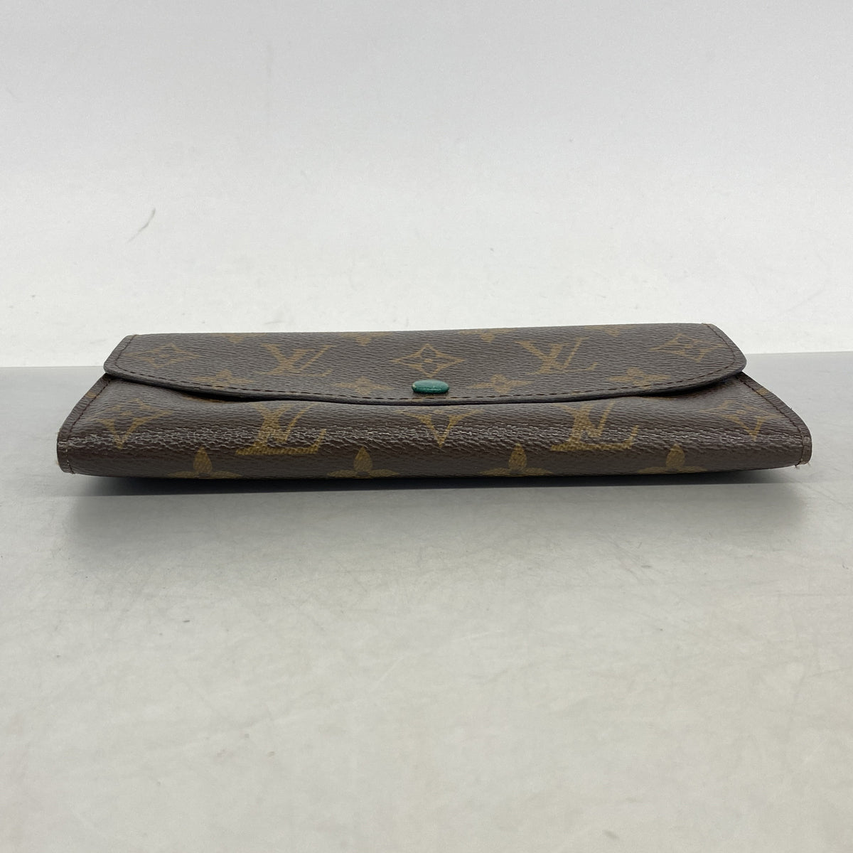 【6ib1704】ルイヴィトン 長財布 モノグラム ポルトフォイユエミリー M60137 ヴェール【中古】レディース