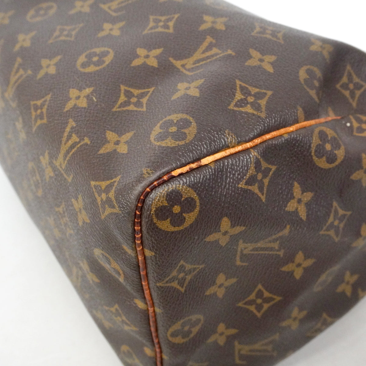 【6ib1720】ルイヴィトン ハンドバッグ モノグラム スピーディ35 M41107 ブラウン【中古】レディース
