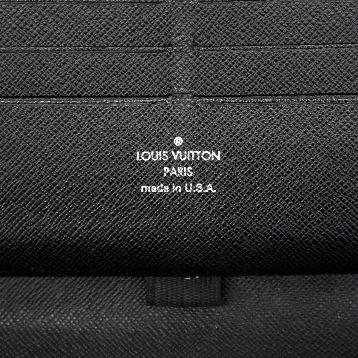 【6ib1723】ルイヴィトン 長財布 ダミエ・グラフィット ジッピーオーガナイザー N63077 ブラック【中古】メンズ