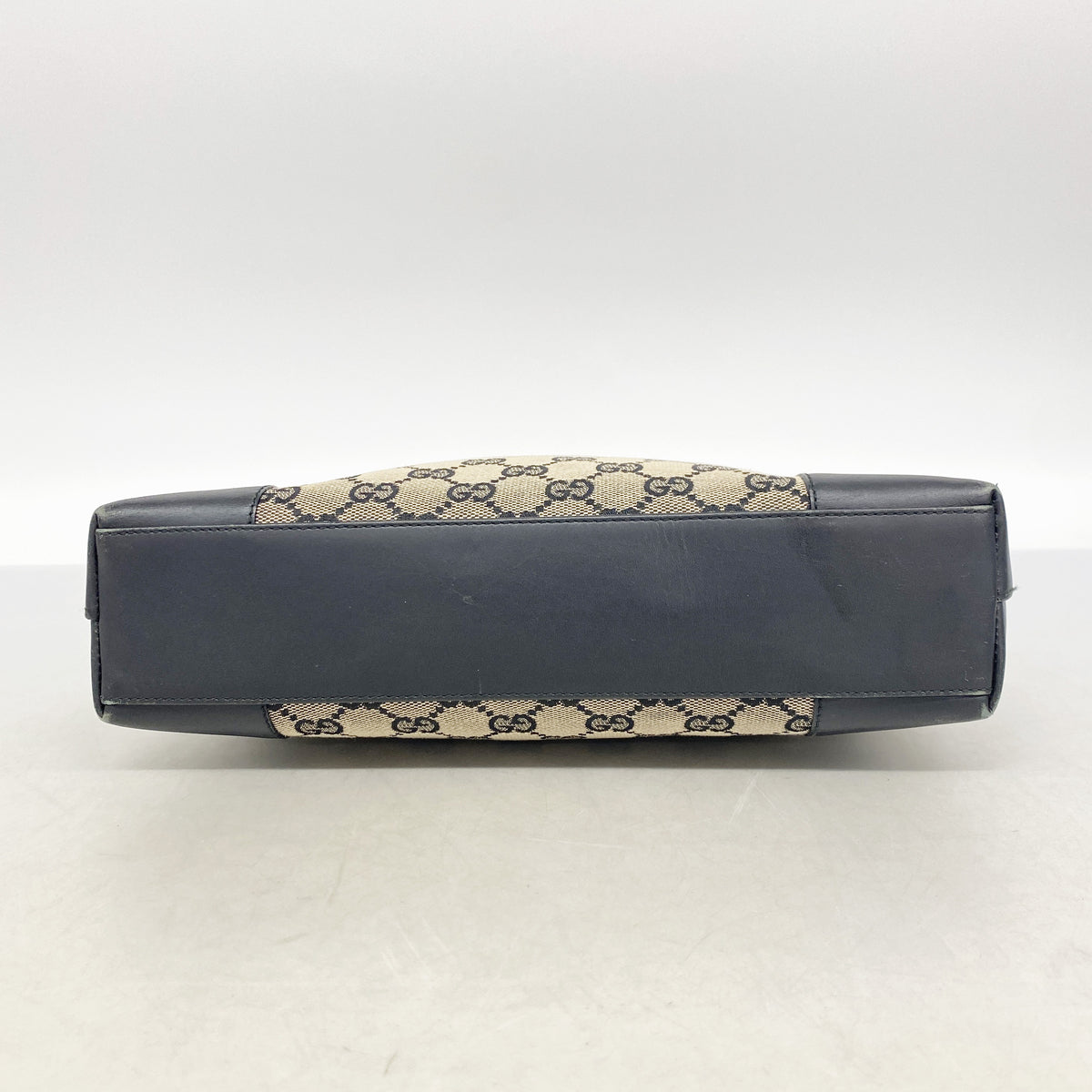 【6ib1725】グッチ ショルダーバッグ GGキャンバス 001 4231 キャンバス ブラック ゴールド金具【中古】レディース