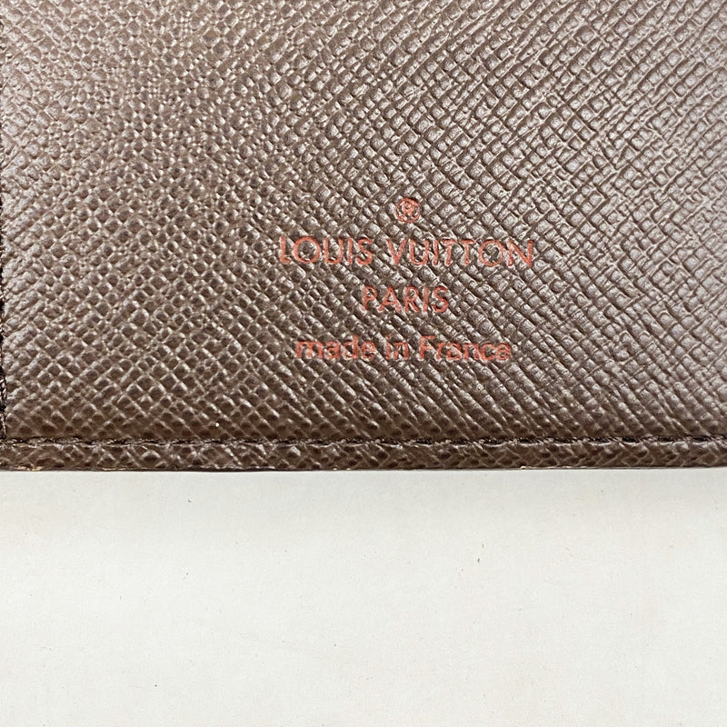 【6ib1733】ルイヴィトン 長財布 ダミエ ポルトフォイユブラザ N60017 エベヌ【中古】メンズ