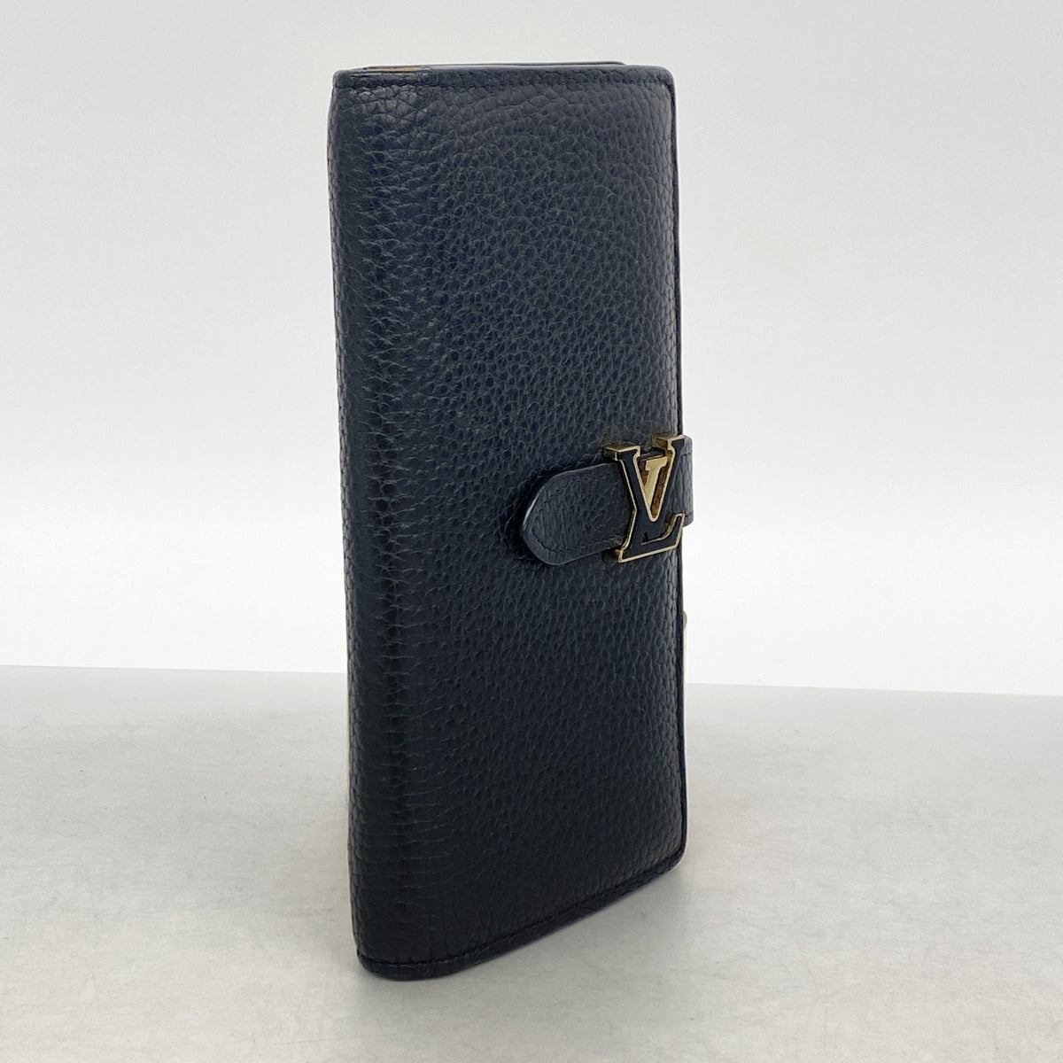 【6ib1774】ルイヴィトン 長財布 LVヴェルティカルウォレット M81330 ノワール【中古】レディース