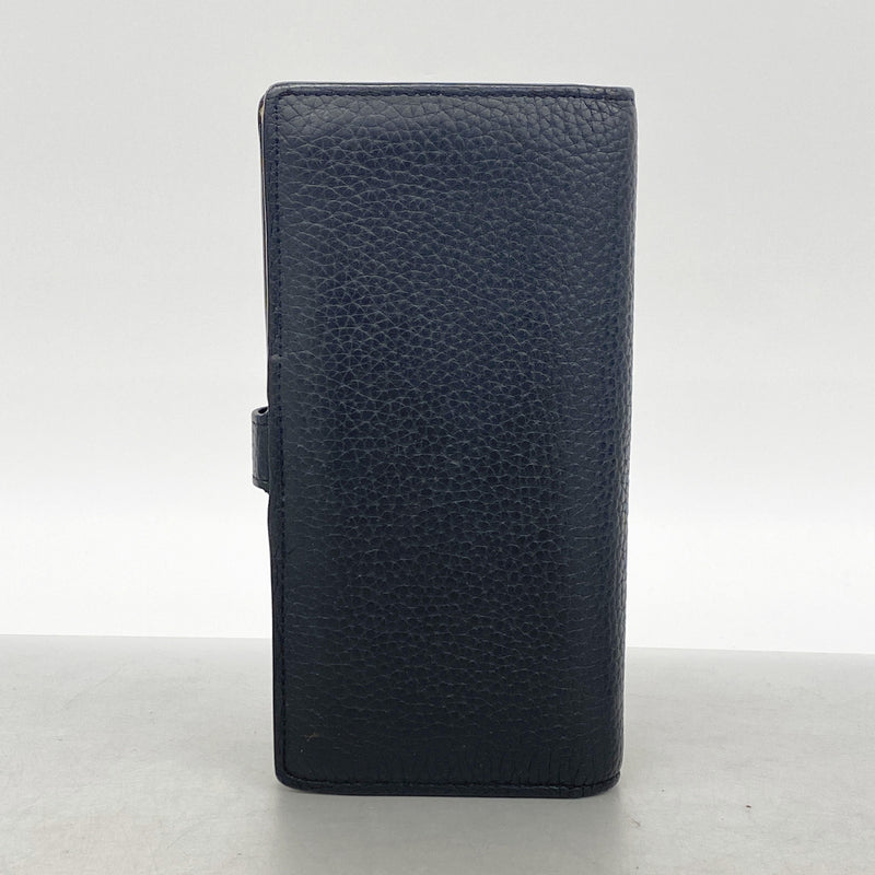 【6ib1774】ルイヴィトン 長財布 LVヴェルティカルウォレット M81330 ノワール【中古】レディース