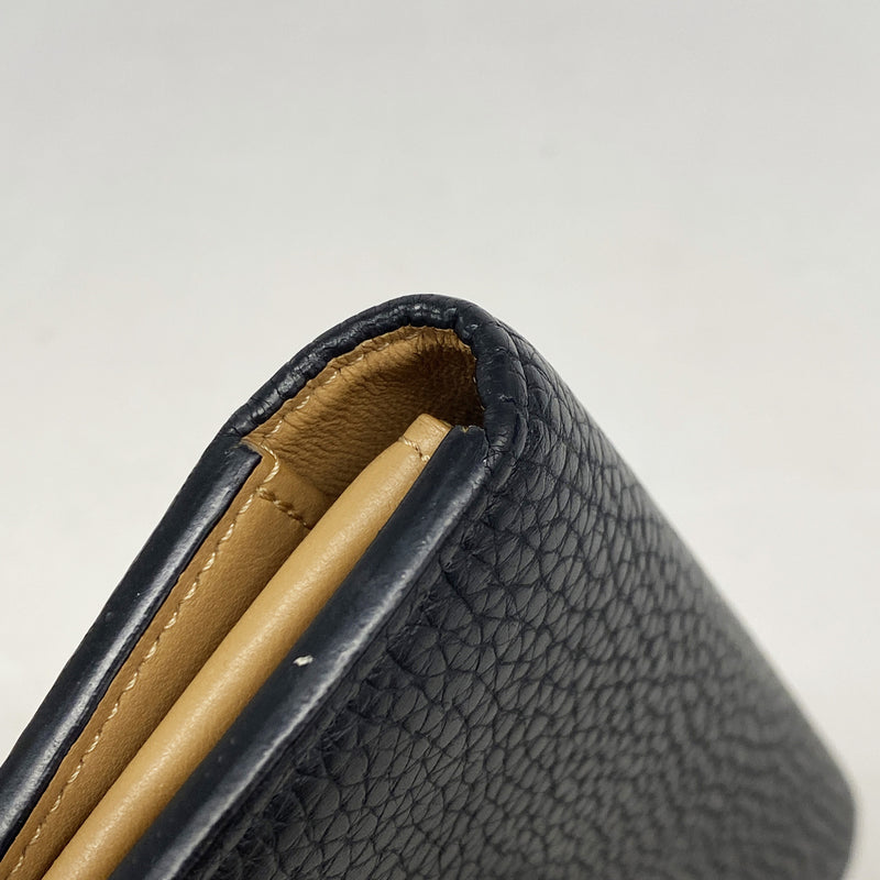 【6ib1774】ルイヴィトン 長財布 LVヴェルティカルウォレット M81330 ノワール【中古】レディース