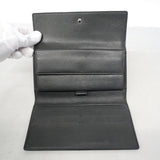 【6ib1797】ルイヴィトン 三つ折り長財布 モノグラム・マット ポルトトレゾールインターナショナル M65102 ノワール【中古】レディース