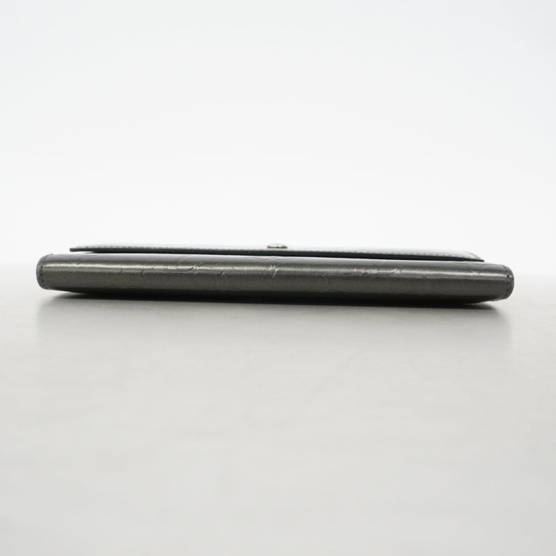 【6ib1797】ルイヴィトン 三つ折り長財布 モノグラム・マット ポルトトレゾールインターナショナル M65102 ノワール【中古】レディース