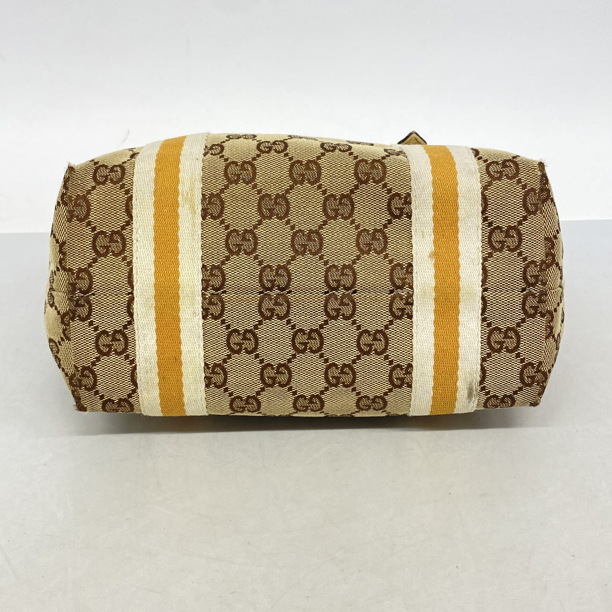 【6ib1799】グッチ ハンドバッグ GGキャンバス 139261 キャンバス ブラウン ゴールド金具【中古】レディース