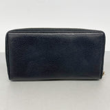 【6ib1800】グッチ 長財布 バンブー 307984 レザー ブラック ゴールド金具【中古】レディース