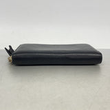 【6ib1800】グッチ 長財布 バンブー 307984 レザー ブラック ゴールド金具【中古】レディース