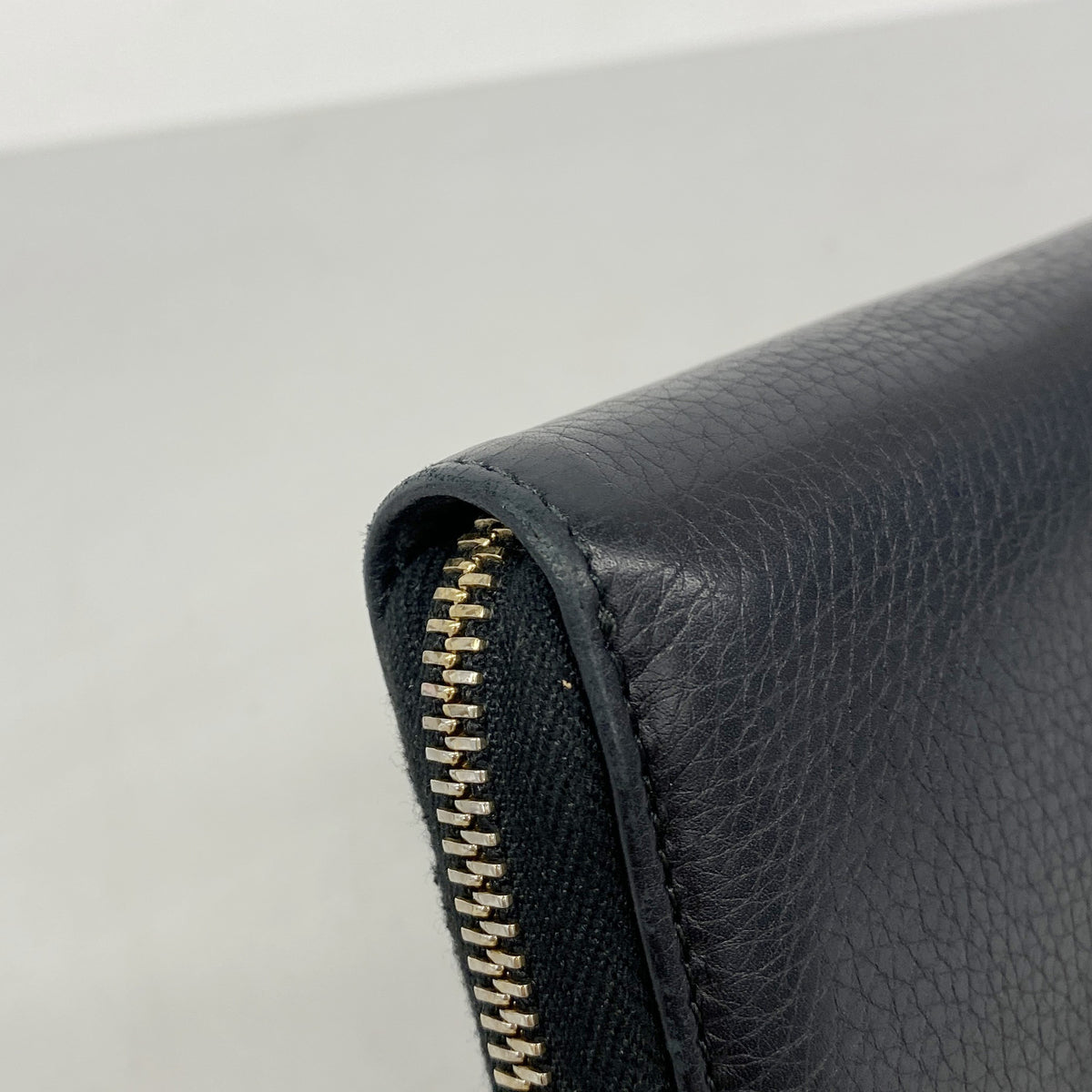 【6ib1800】グッチ 長財布 バンブー 307984 レザー ブラック ゴールド金具【中古】レディース