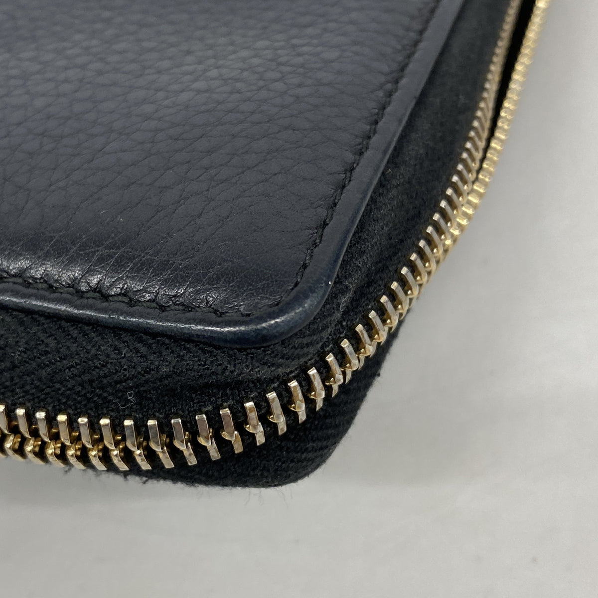 【6ib1800】グッチ 長財布 バンブー 307984 レザー ブラック ゴールド金具【中古】レディース
