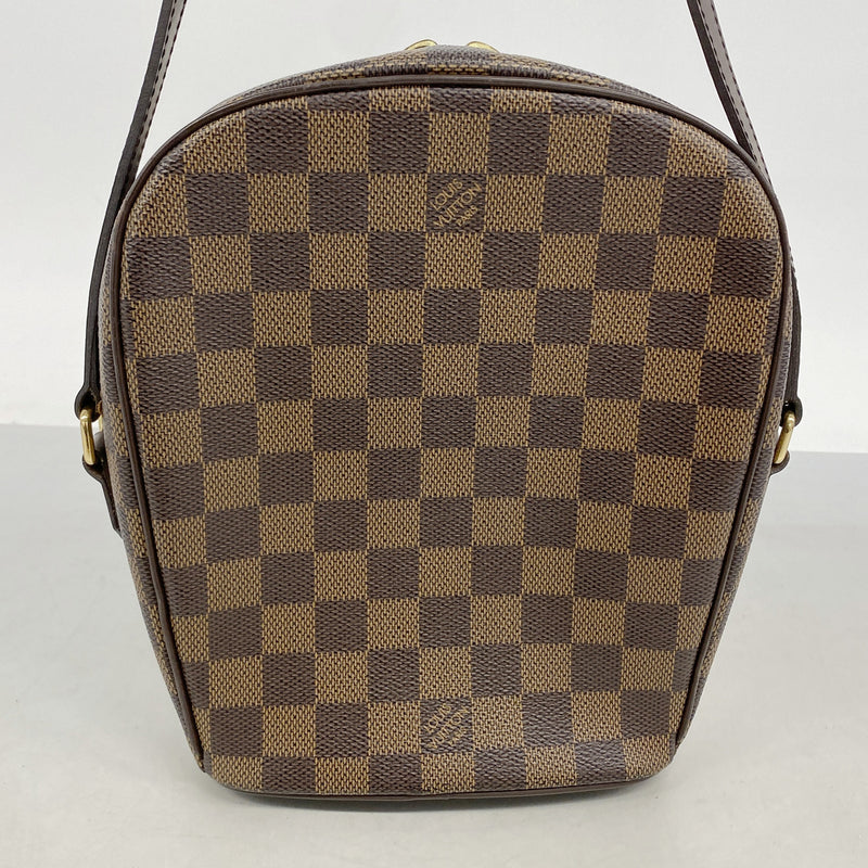 【6ib1806】ルイヴィトン ショルダーバッグ ダミエ イパネマPM N51294 エベヌ【中古】レディース
