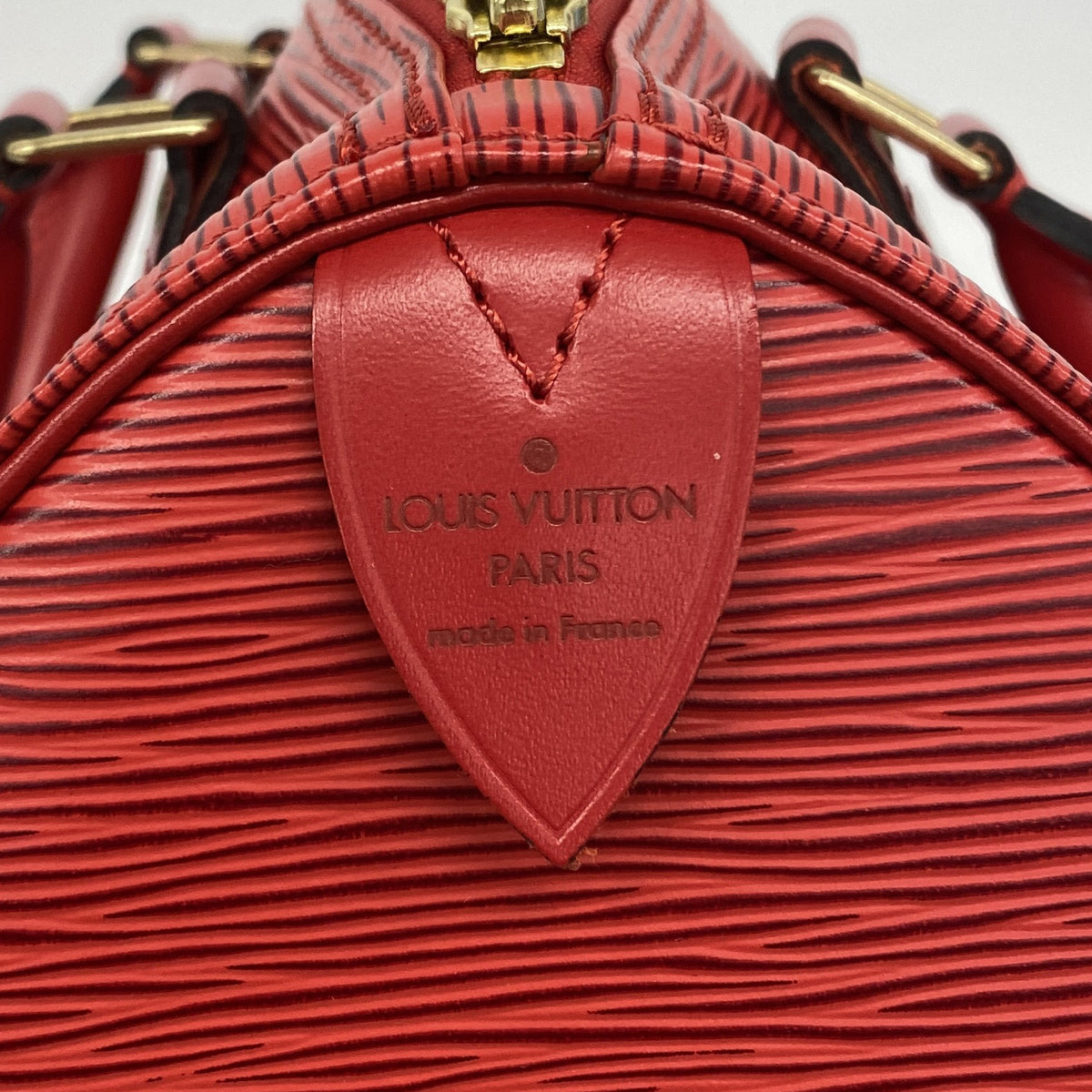 【6ib1807】ルイヴィトン ハンドバッグ エピ スピーディ25 M43017 カスティリアンレッド【中古】レディース