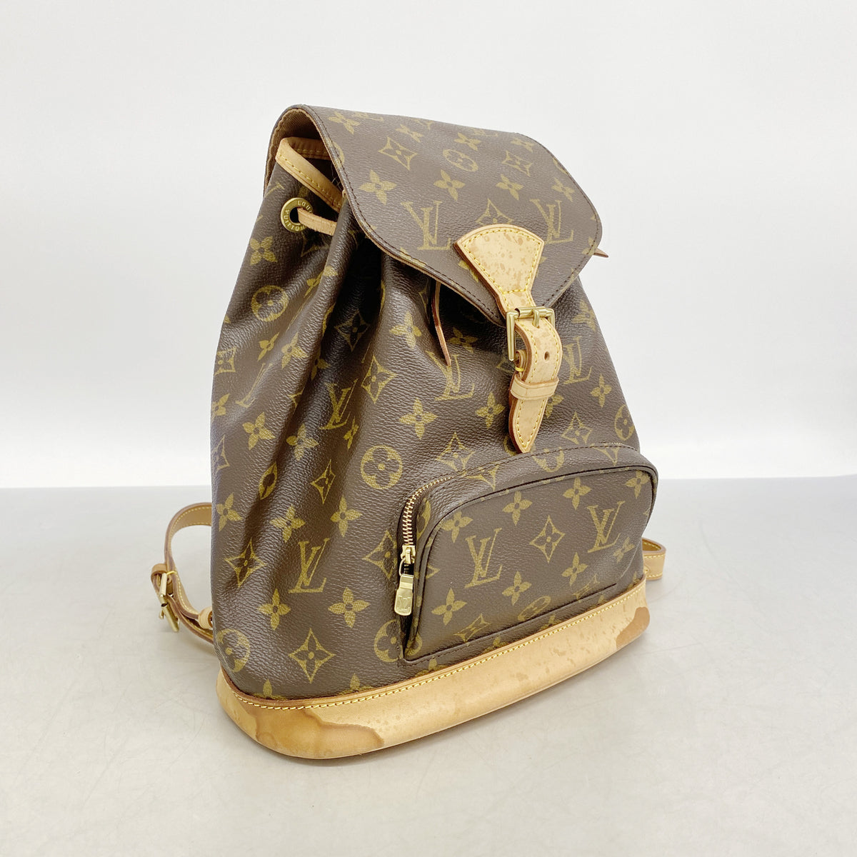 【6ib1809】ルイヴィトン リュック・デイパック モノグラム モンスリMM M51136 ブラウン【中古】レディース