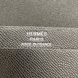 【6ib1817】エルメス カードケース ベアンミニモノクローム ヴォーマダム ソーブラック K刻印【中古】メンズ レディース ユニセックス