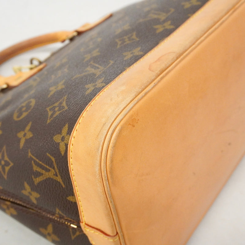 【6ib1819】ルイヴィトン ハンドバッグ モノグラム アルマ M51130 ブラウン【中古】レディース