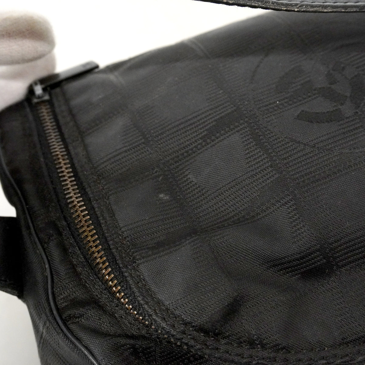 【6ib1824】シャネル バニティバッグ ニュートラベル ナイロン ブラック【中古】レディース