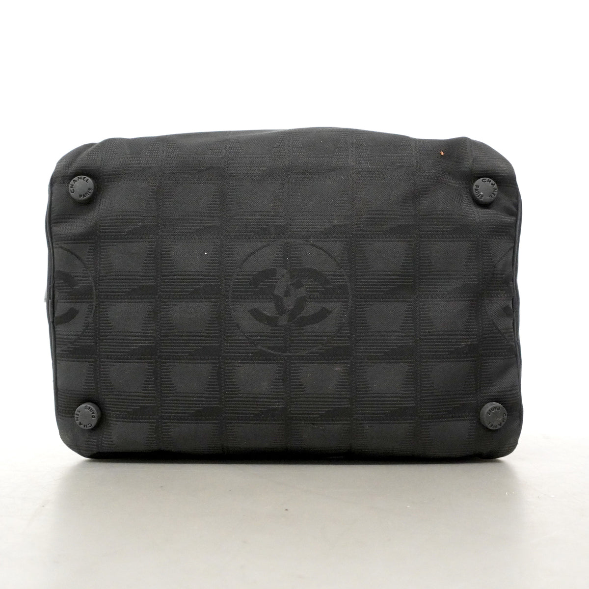 【6ib1824】シャネル バニティバッグ ニュートラベル ナイロン ブラック【中古】レディース