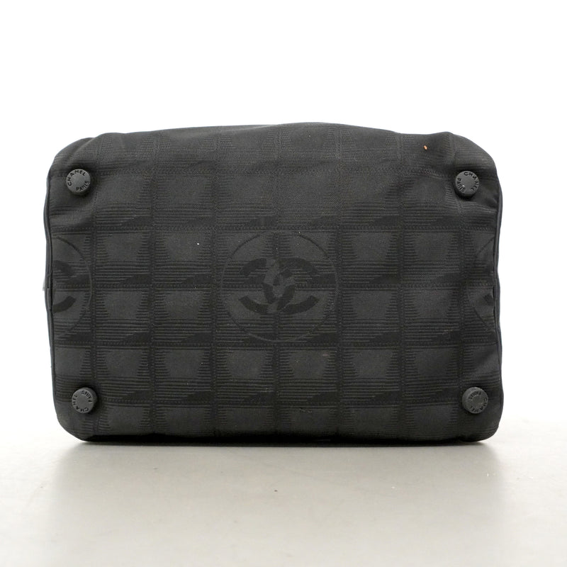 【6ib1824】シャネル バニティバッグ ニュートラベル ナイロン ブラック【中古】レディース