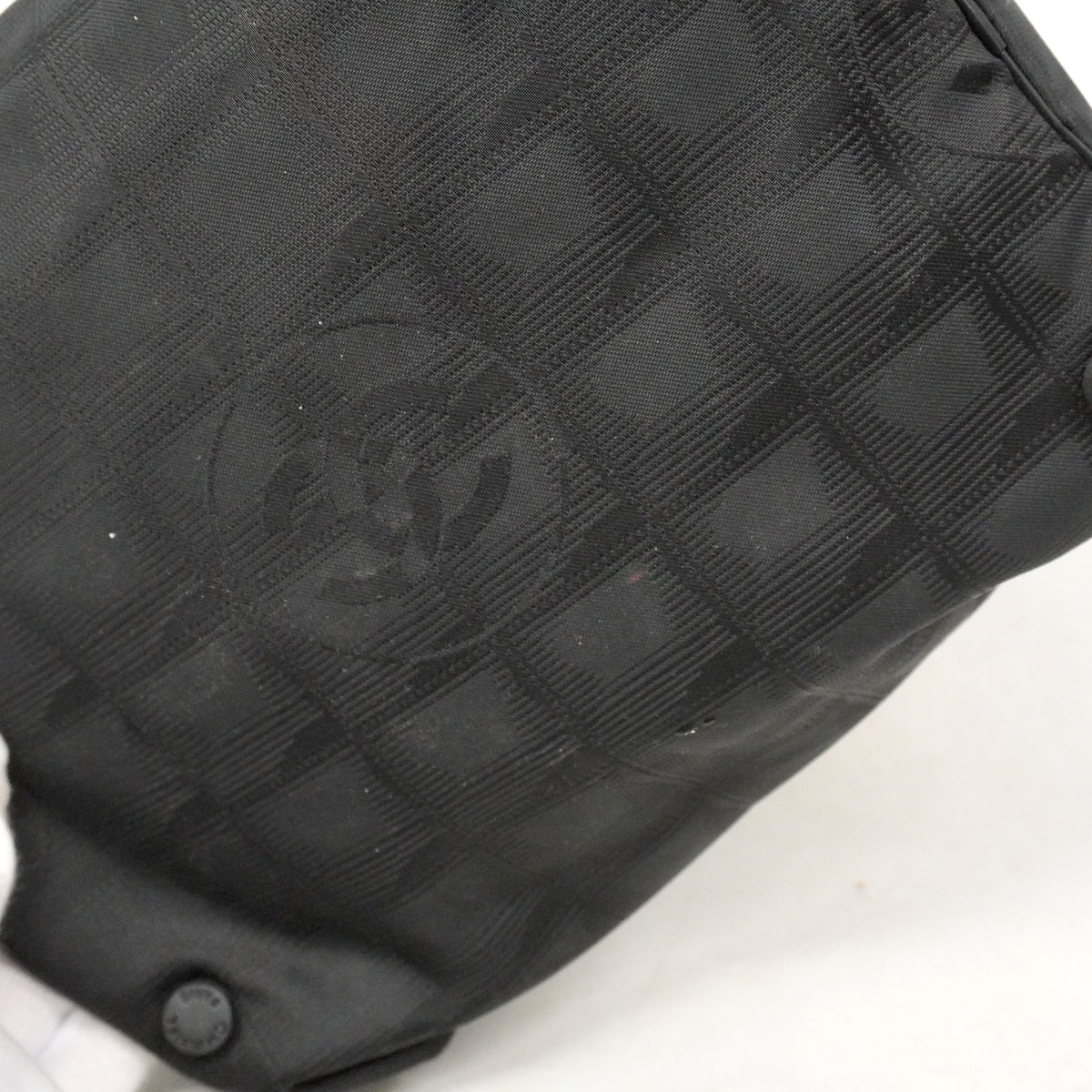 【6ib1824】シャネル バニティバッグ ニュートラベル ナイロン ブラック【中古】レディース