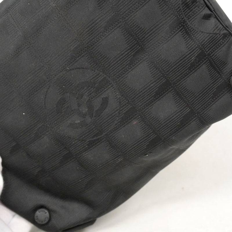 【6ib1824】シャネル バニティバッグ ニュートラベル ナイロン ブラック【中古】レディース