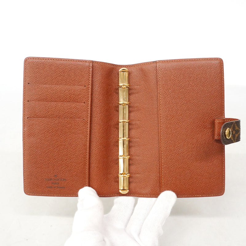 【6ib1825】ルイヴィトン 手帳カバー モノグラム アジェンダPM R20005 ブラウン【中古】メンズ レディース ユニセックス