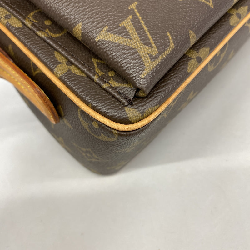 【6ib1827】ルイヴィトン ショルダーバッグ モノグラム ヴィバシテMM M51164 ブラウン【中古】レディース