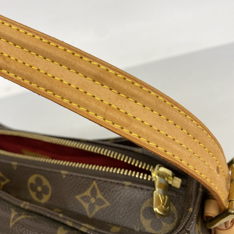 【6ib1827】ルイヴィトン ショルダーバッグ モノグラム ヴィバシテMM M51164 ブラウン【中古】レディース