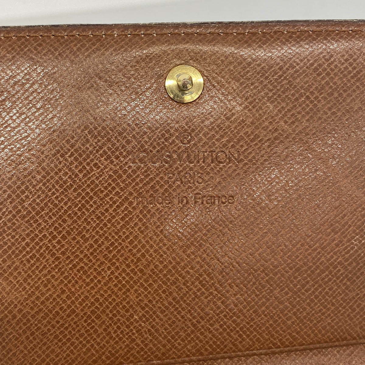 【6ib1833】ルイヴィトン 財布 モノグラム ポルトフォイユトレゾール M61736 ブラウン【中古】レディース