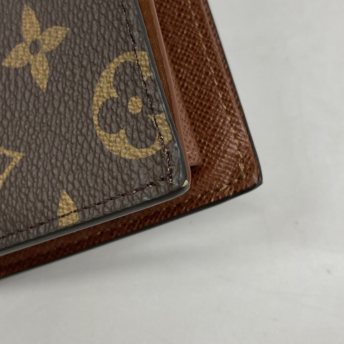 【6ib1834】ルイヴィトン 財布 モノグラム ポルトフォイユマルコNM M62288 ブラウン【中古】メンズ