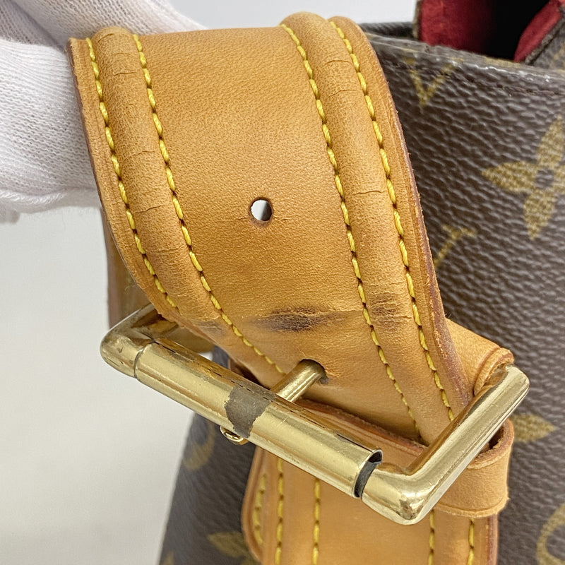 【6ib1844】ルイヴィトン ショルダーバッグ モノグラム ヴィバシテGM M51163 ブラウン【中古】レディース