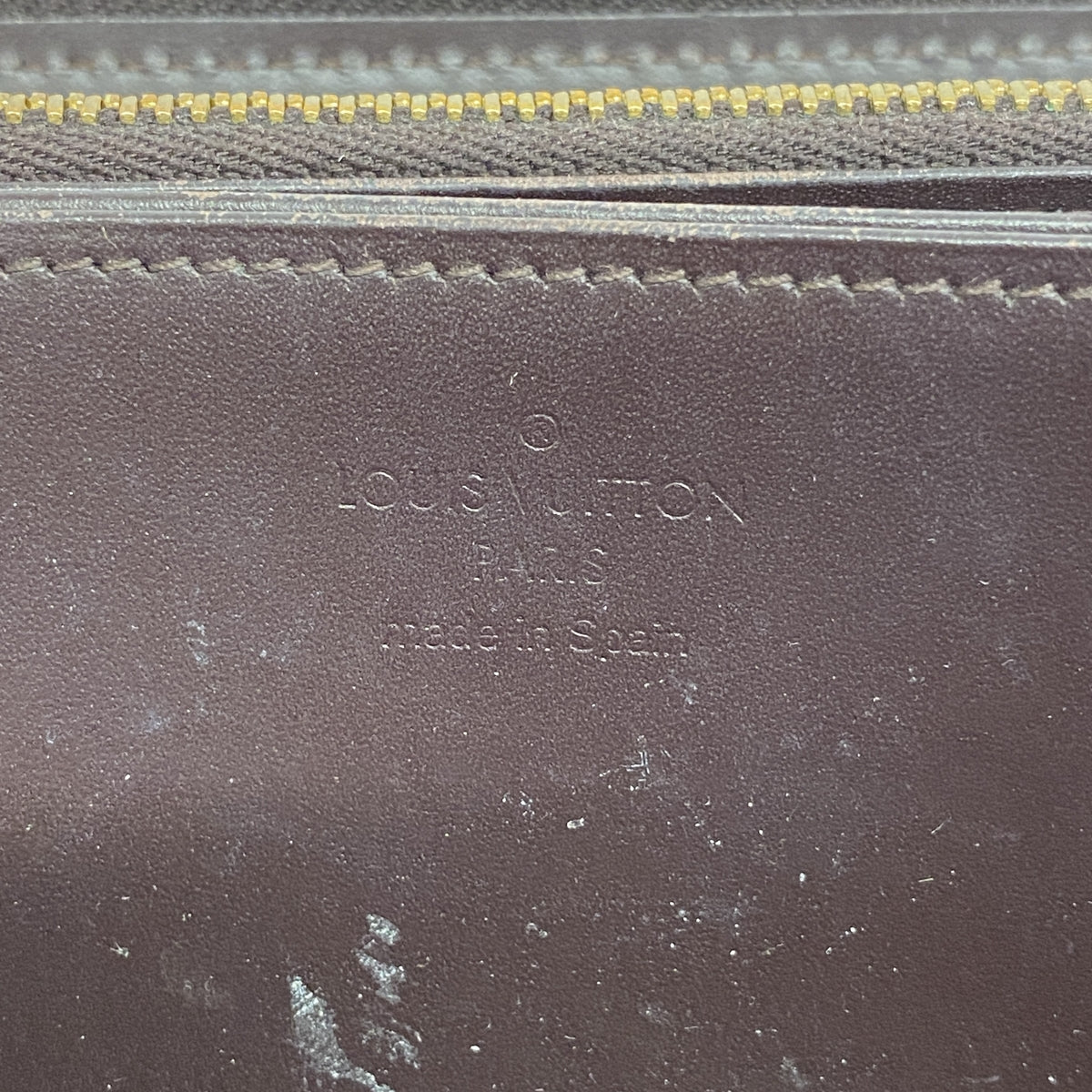 【6ib1848】ルイヴィトン 長財布 ヴェルニ ジッピーウォレット M90416 アマラント【中古】レディース