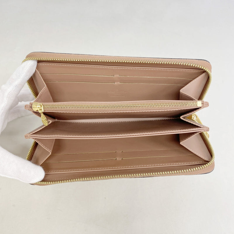 【6ib1849】ルイヴィトン 長財布 ヴェルニ ジッピーウォレット M91599 ローズヴェルール【中古】レディース