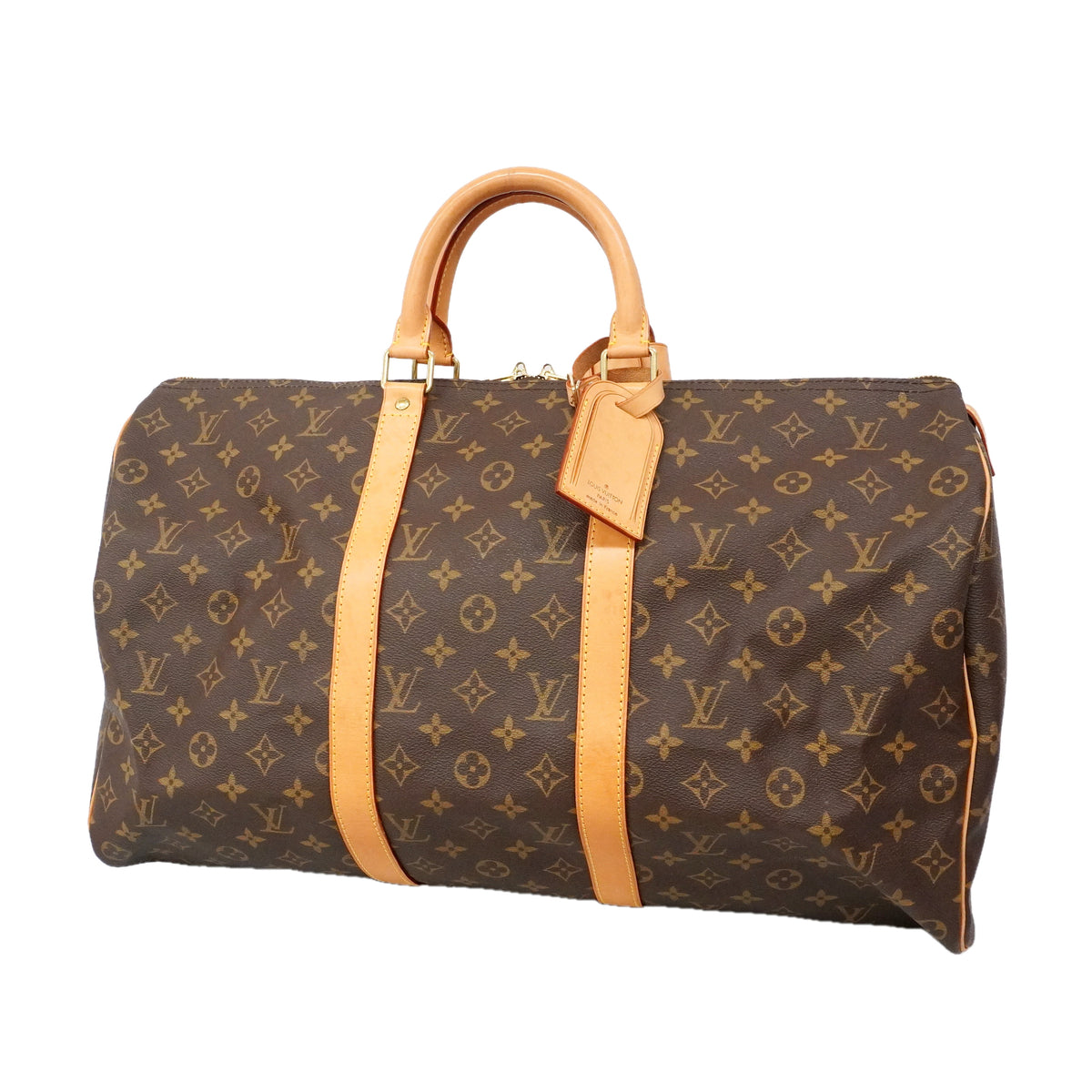 【6ib1852】ルイヴィトン ボストンバッグ モノグラム キーポル50 M41426 ブラウン【中古】メンズ レディース ユニセックス