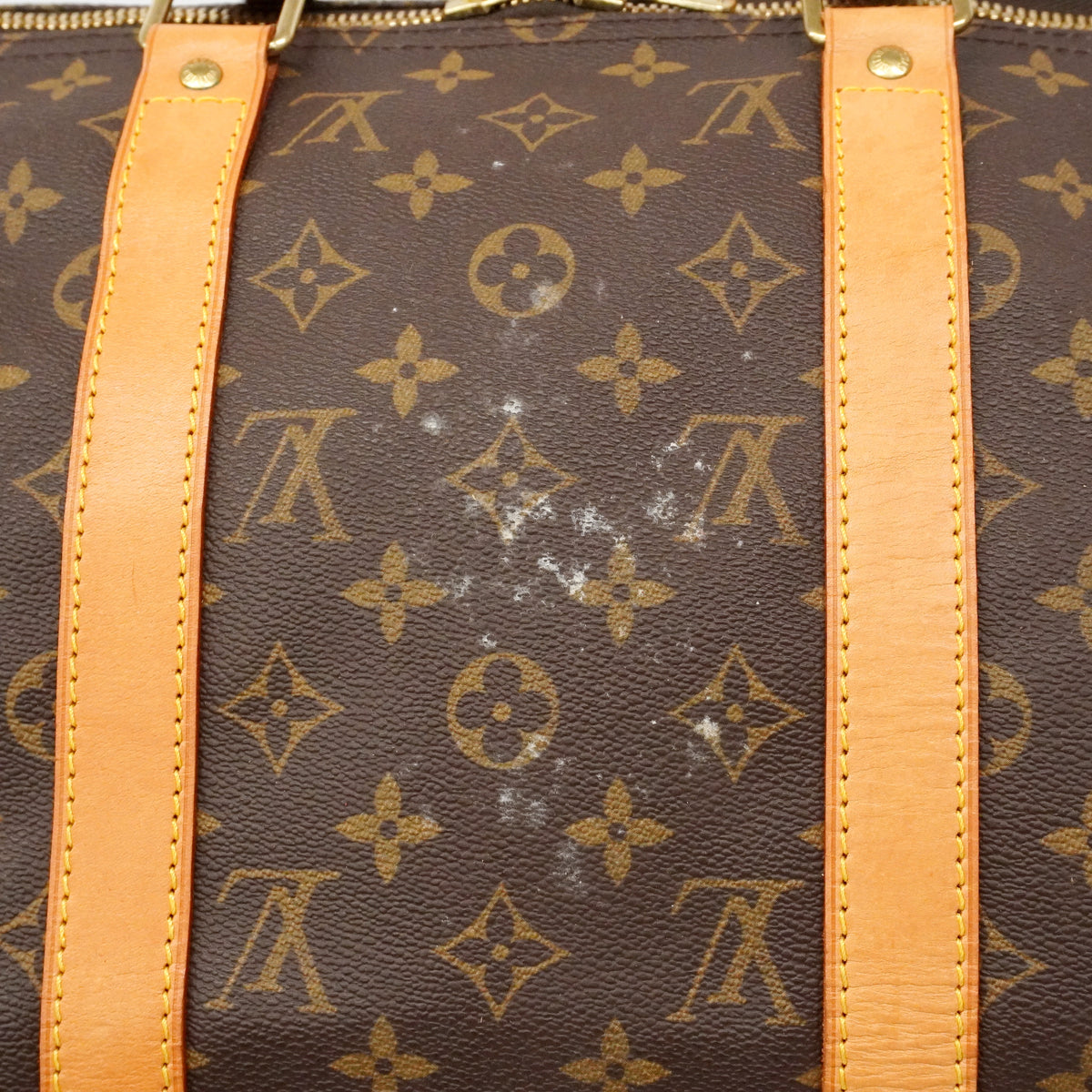 【6ib1852】ルイヴィトン ボストンバッグ モノグラム キーポル50 M41426 ブラウン【中古】メンズ レディース ユニセックス