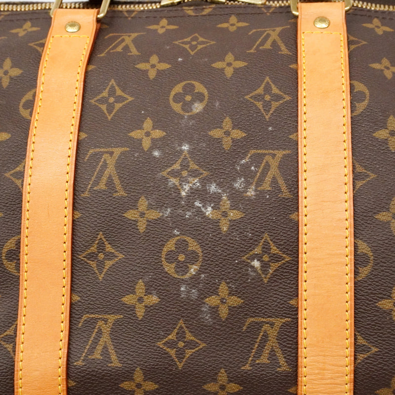 【6ib1852】ルイヴィトン ボストンバッグ モノグラム キーポル50 M41426 ブラウン【中古】メンズ レディース ユニセックス