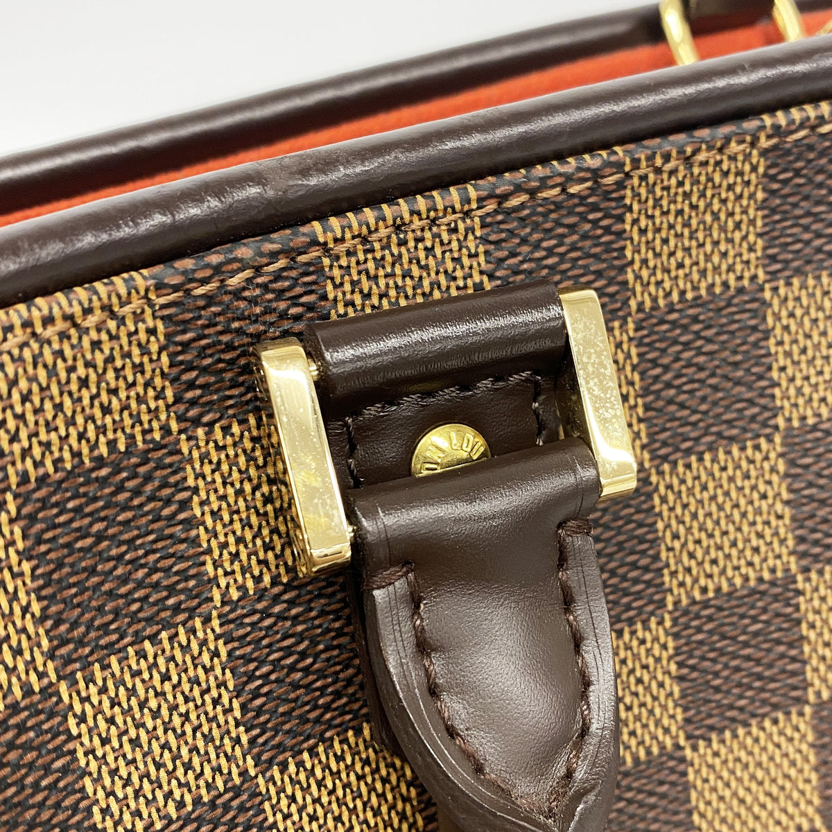 【6ib1867】ルイヴィトン ハンドバッグ ダミエ マノスクGM N51120 エベヌ【中古】レディース