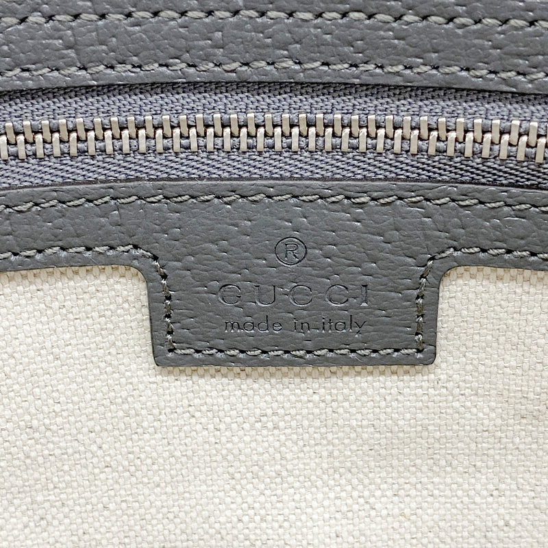 【6ib1873】グッチ ショルダーバッグ オフィディア 699439 PVC グレー シルバー金具【中古】メンズ