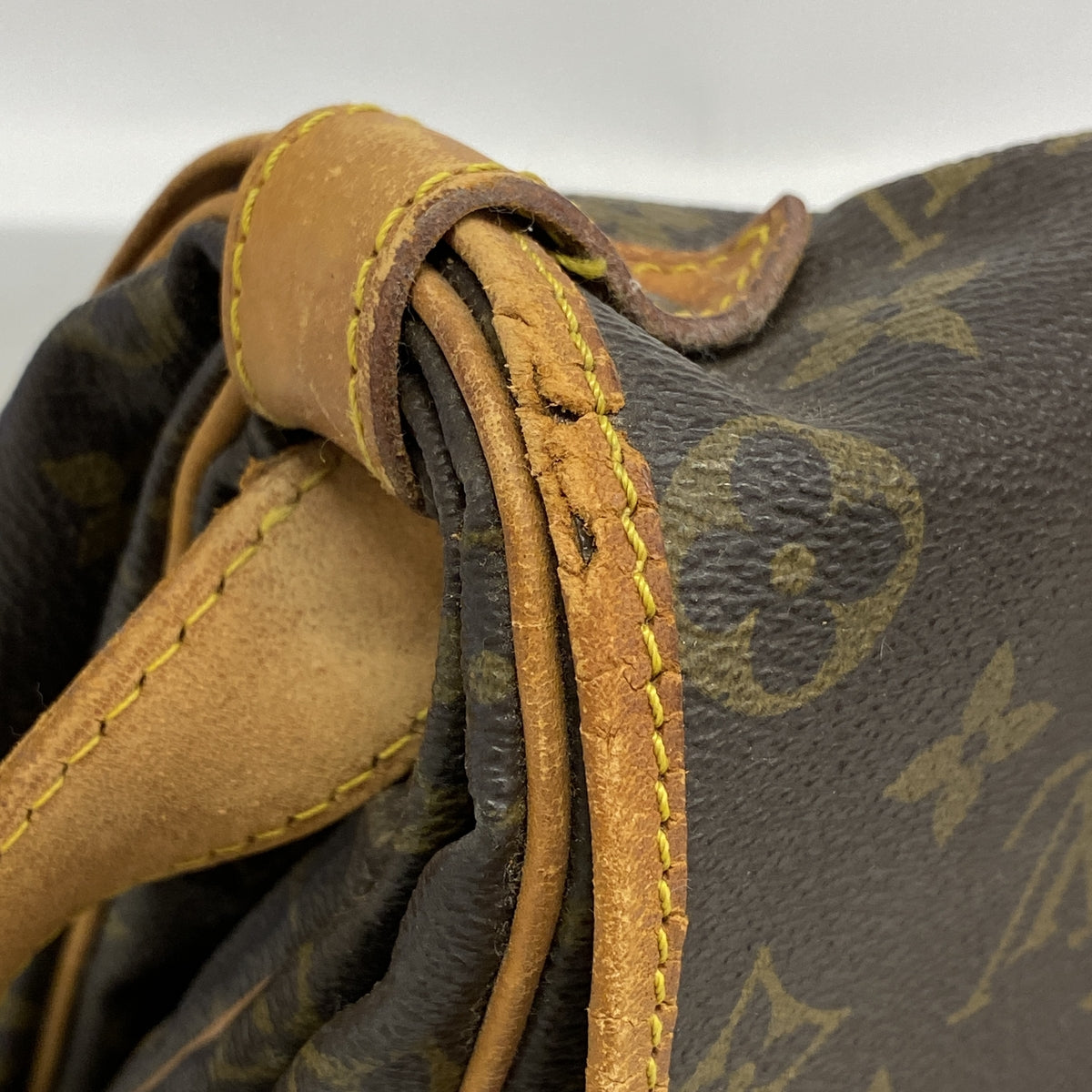 【6ib1876】ルイヴィトン ショルダーバッグ モノグラム ソミュール35 M42254 ブラウン【中古】レディース
