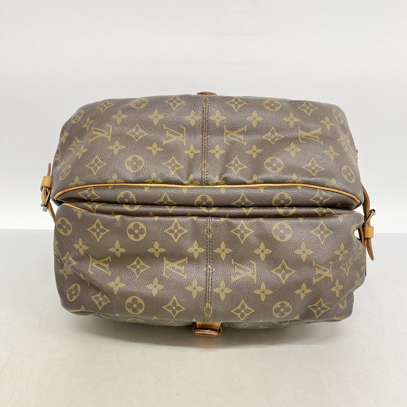 【6ib1876】ルイヴィトン ショルダーバッグ モノグラム ソミュール35 M42254 ブラウン【中古】レディース