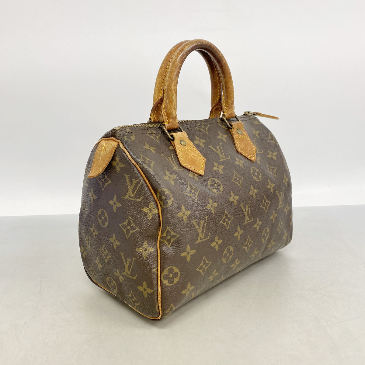【6ib1877】ルイヴィトン ハンドバッグ モノグラム スピーディ25 M41109 ブラウン【中古】レディース